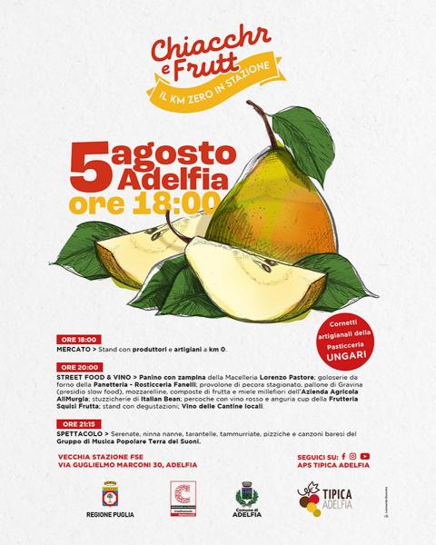 “Chiacchr e frutt” il km zero in Stazione