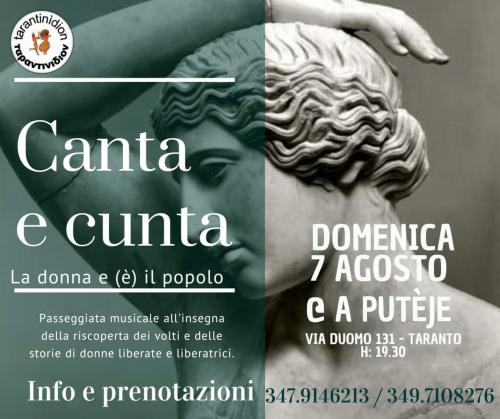CANTA E CUNTA - la donna e (è) il popolo