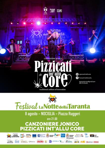 Canzoniere Jonico Pizzicati int'allù Core in concerto alla Notte della Taranta