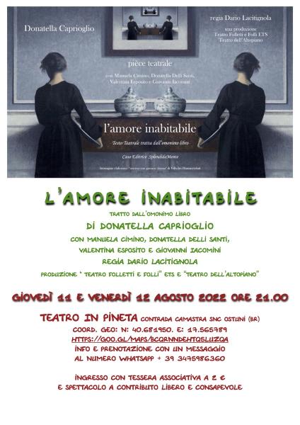 L’amore inabitabile