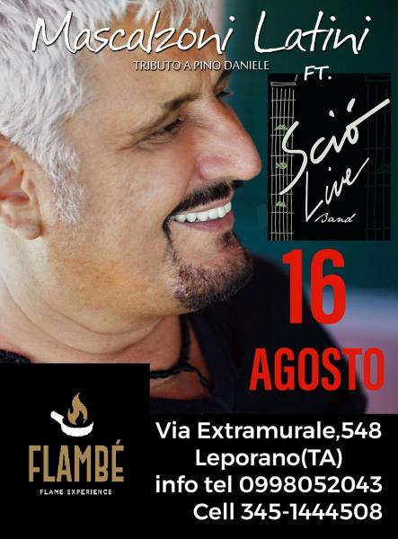 Tributo a Pino Daniele : Mascalzoni Latini Ft. Sciò Live Band