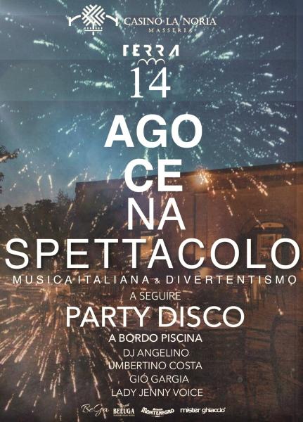 CENA SPETTACOLO Capodanno D’estate