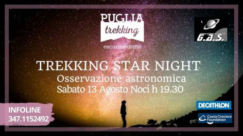TREKKING STAR NIGHT Osservazione astronomica