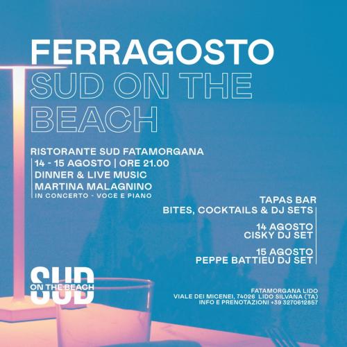 Ferragosto a Sud on the beach