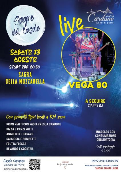 SAGRA DELLA MOZZARELLA | Live "VEGA 80"