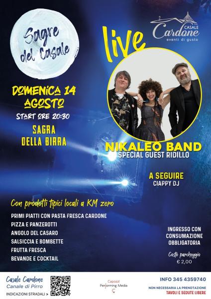SAGRA DELLA BIRRA | Live "NIKALEO BAND" Special guest RIDILLO
