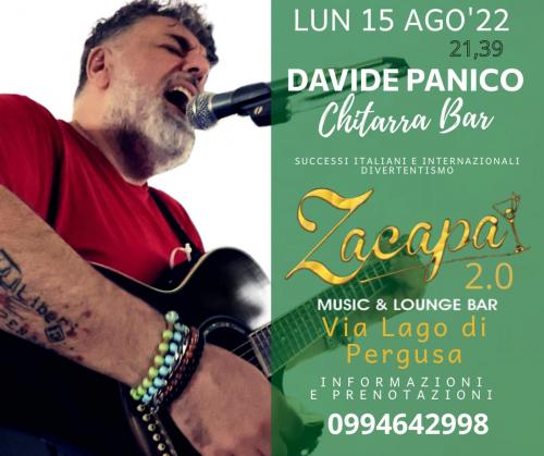 Davide Panico chitarra bar allo Zacapa 2.0