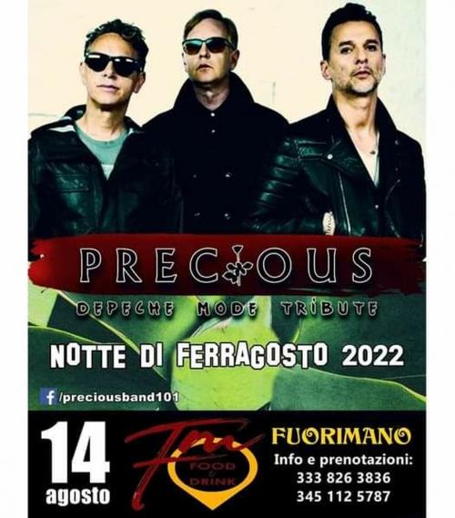 PRECIOUS - Depeche Mode tribute live al FUORIMANO (Talsano)