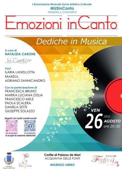 Emozioni inCanto - Dediche in Musica