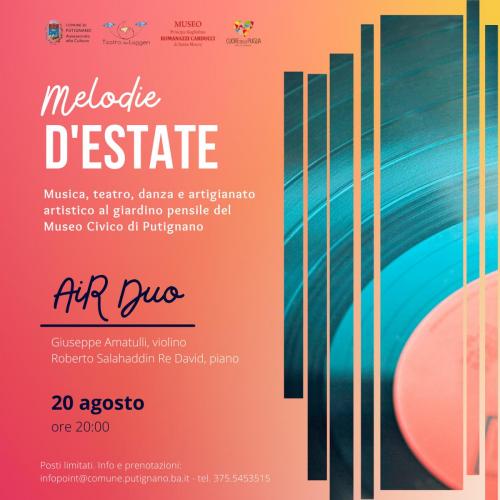 Melodie d'Estate | Air Duo in concerto