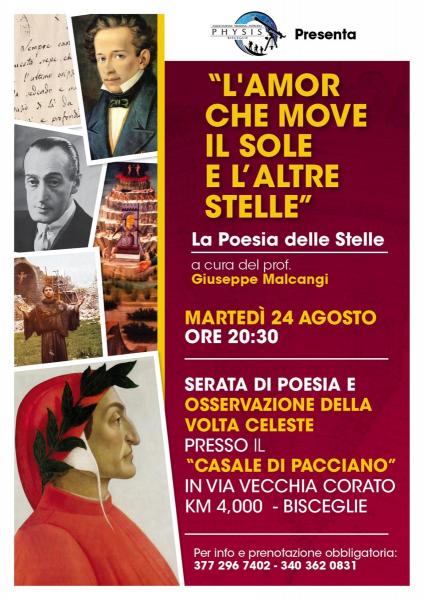 "L'Amor che move il sole e l'altre stelle": la Poesia Delle Stelle