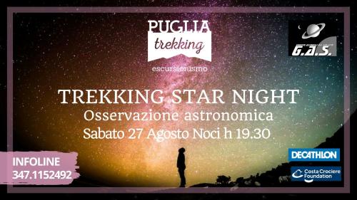 TREKKING STAR NIGHT Osservazione astronomica