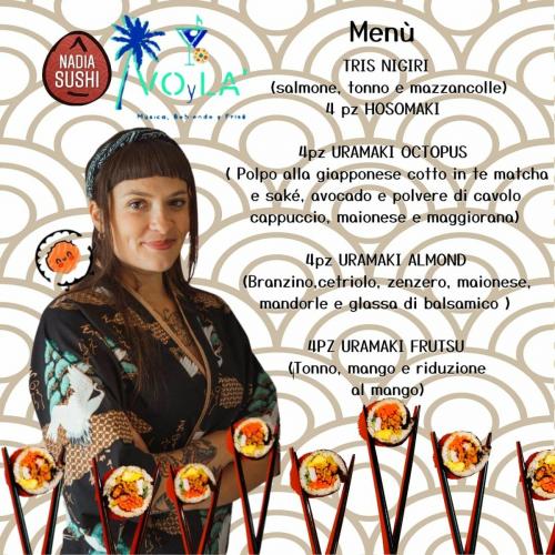 NADIA SUSHI NIGHT al VOyLA'