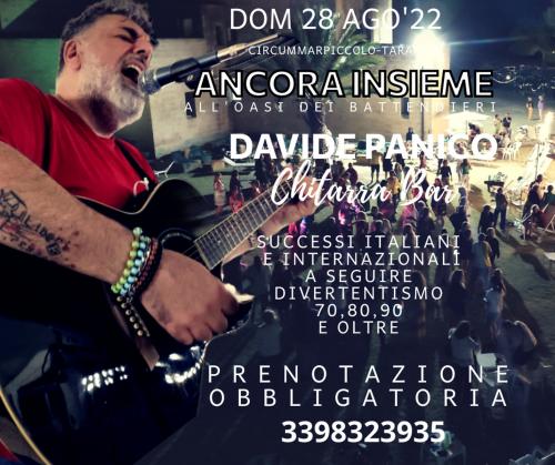 Davide Panico all'oasi dei battendieri sul mar piccolo