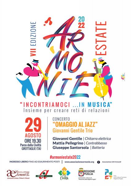 ArmoniEstate VIIed _ Giovanni Gentile Trio - OMAGGIO al JAZZ