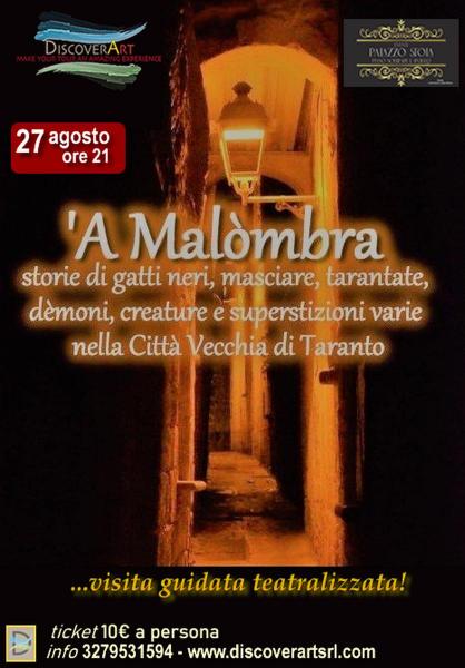 'A Malòmbra - visita guidata teatralizzata