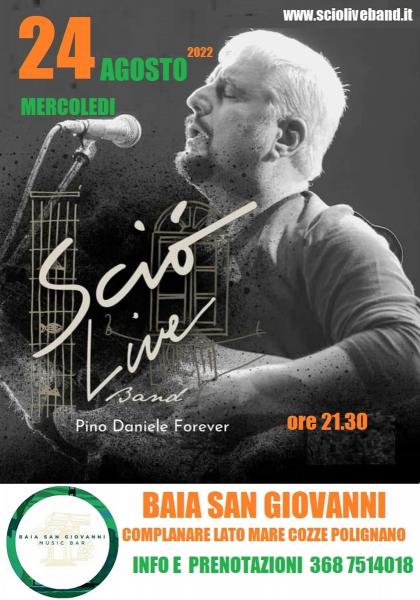 Sciò Live Band Pino Daniele Forever in concerto