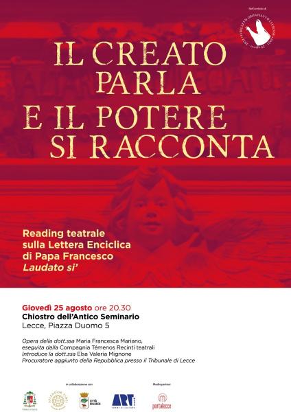 Il Creato parla e il Potere si racconta