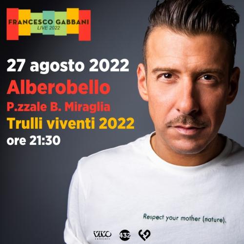 Franceso Gabbani arriva in Puglia