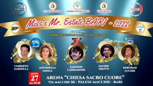 Miss & Mr. Estate Bari 2022 - Moda, Musica e Cabaret