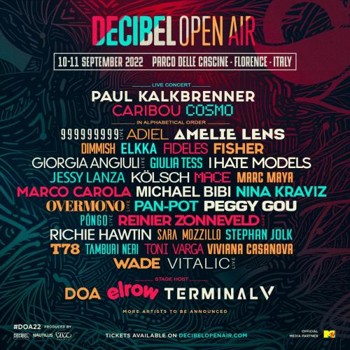 Decibel Open Air  Annunciata la Quarta Edizione