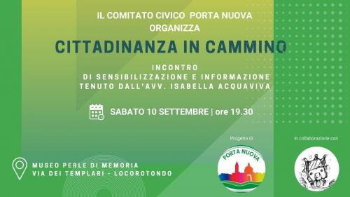 CITTADINANZA IN CAMMINO