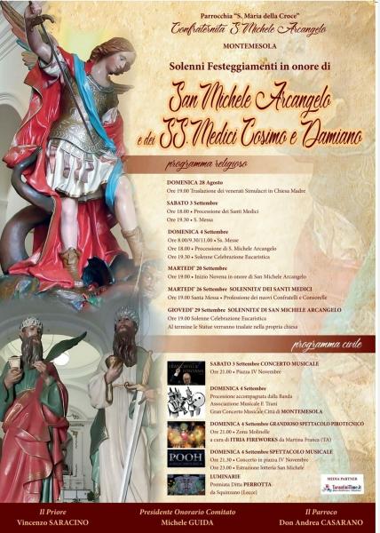 Festeggiamenti in onore di San Michele Arcangelo e Concerto Palasport (Pooh)
