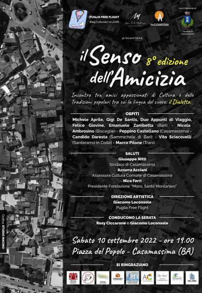 IL SENSO DELL’AMICIZIA  8^ EDIZIONE – Speciale Estate 2022
