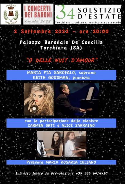 Concerto “o belle nuit d’amour”