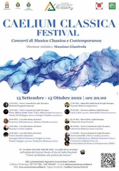 CAELIUM CLASSICA FESTIVAL - Concerti di Musica Classica e Contemporanea