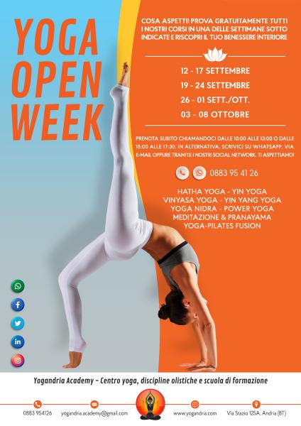 Yoga Open Week Gratuito