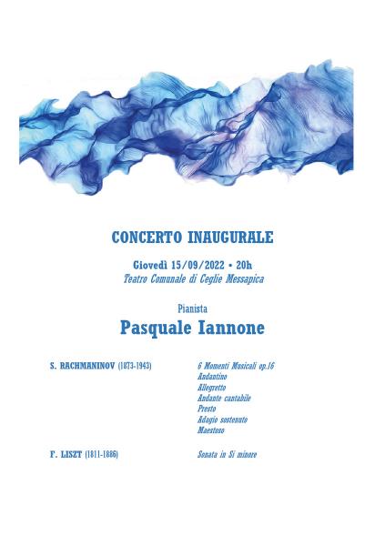 CAELIUM CLASSICA FESTIVAL Pianista Pasquale Iannone