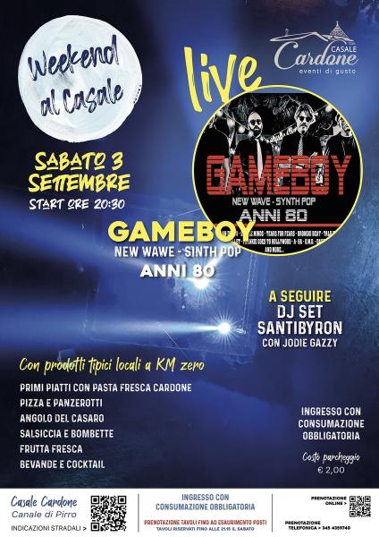 GAMEBOY | WEEKEND AL CASALE