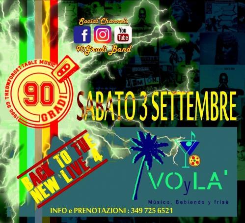 "90 GRADI" THE UNFORGETTABLE MUSIC al VOyLA'