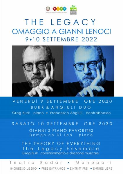 The Legacy. Omaggio a Gianni Lenoci