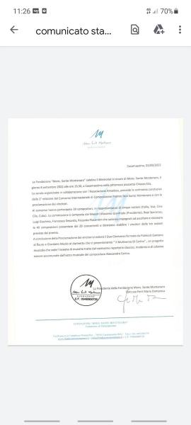 Serata conclusiva 2' concorso di composizione musicale