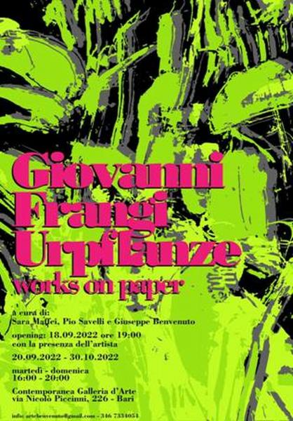 Mostra Personale di Giovanni Frangi a Bari