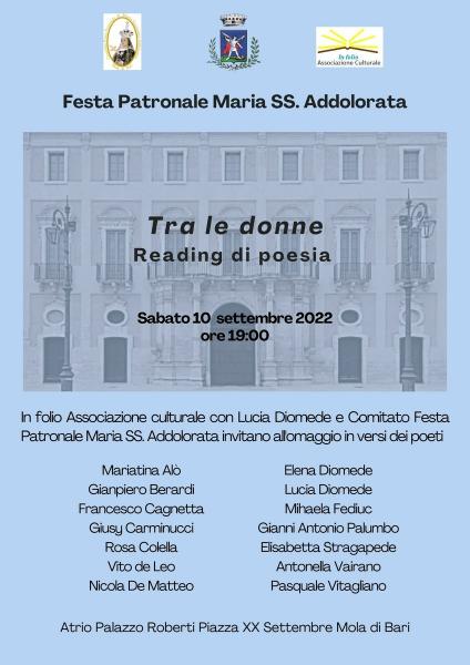 Tra le donne Reading di poesia