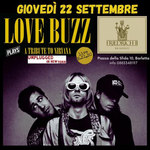 Love Buzz - A tribute to Nirvana plays Unplugged in New York