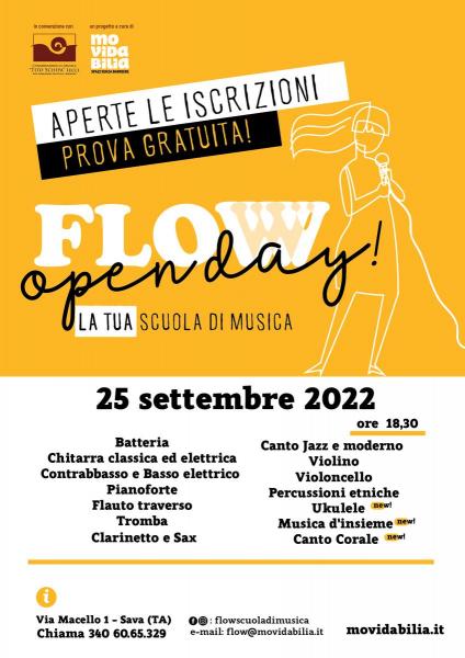 OPEN DAY della scuola di musica FLOW