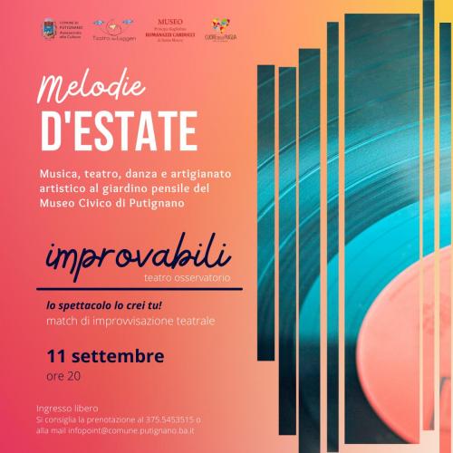 Melodie d'estate | IMPROVABILI improvvisazione teatrale
