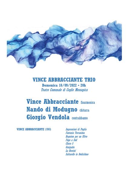 CAELIUM CLASSICA FESTIVAL- Vince Abbracciante Trio
