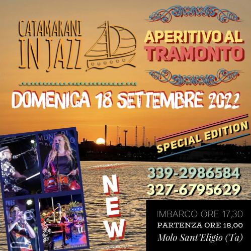 Aperitivo al Tramonto - Catamarani in Jazz nei 2 mari