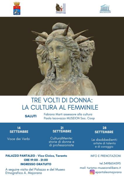 Tre Volti di Donna: la cultura al femminile