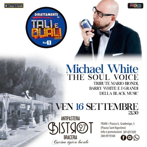 Michael White - Cover Band Mario Biondi a Trani