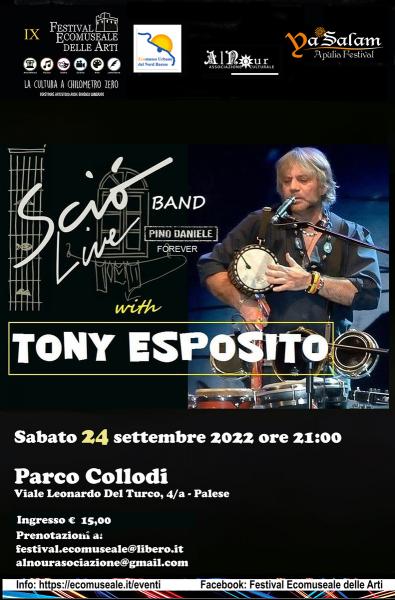 Festival Ecomuseale delle arti / Sciò live Band - Pino Daniele forever - special guest Tony Esposito
