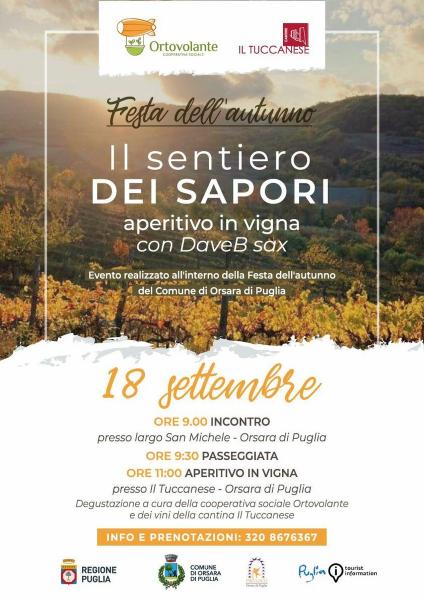 Orsara di Puglia, “Il sentiero dei sapori” per la Festa dell’Autunno