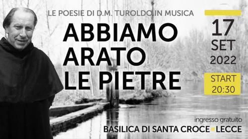 Recital: le poesie di David Maria Turoldo in musica