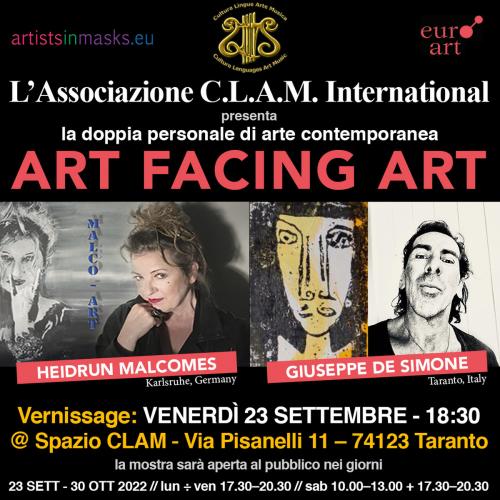 A Taranto la mostra “Art Facing Art” - Inaugurazione