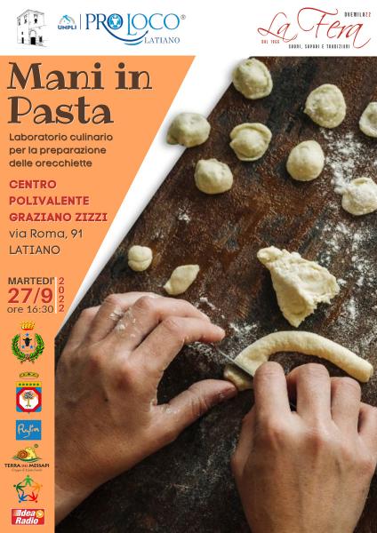Mani in pasta